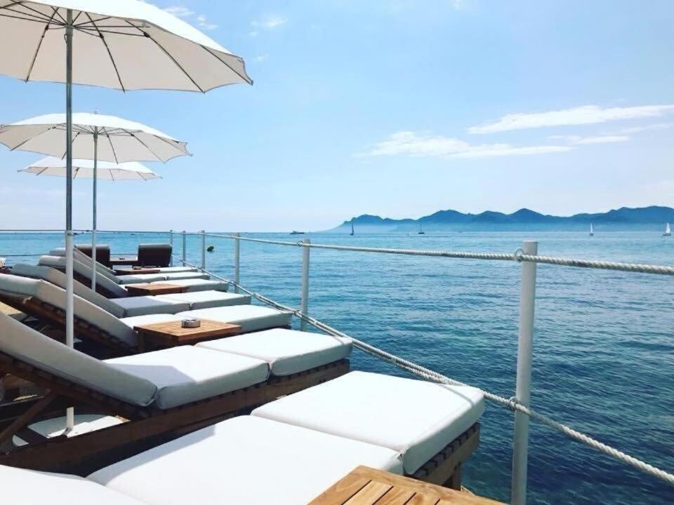 Superbe Appartement Avec Terrasse 1Mn Des Plages De La Croisette Cannes Dış mekan fotoğraf