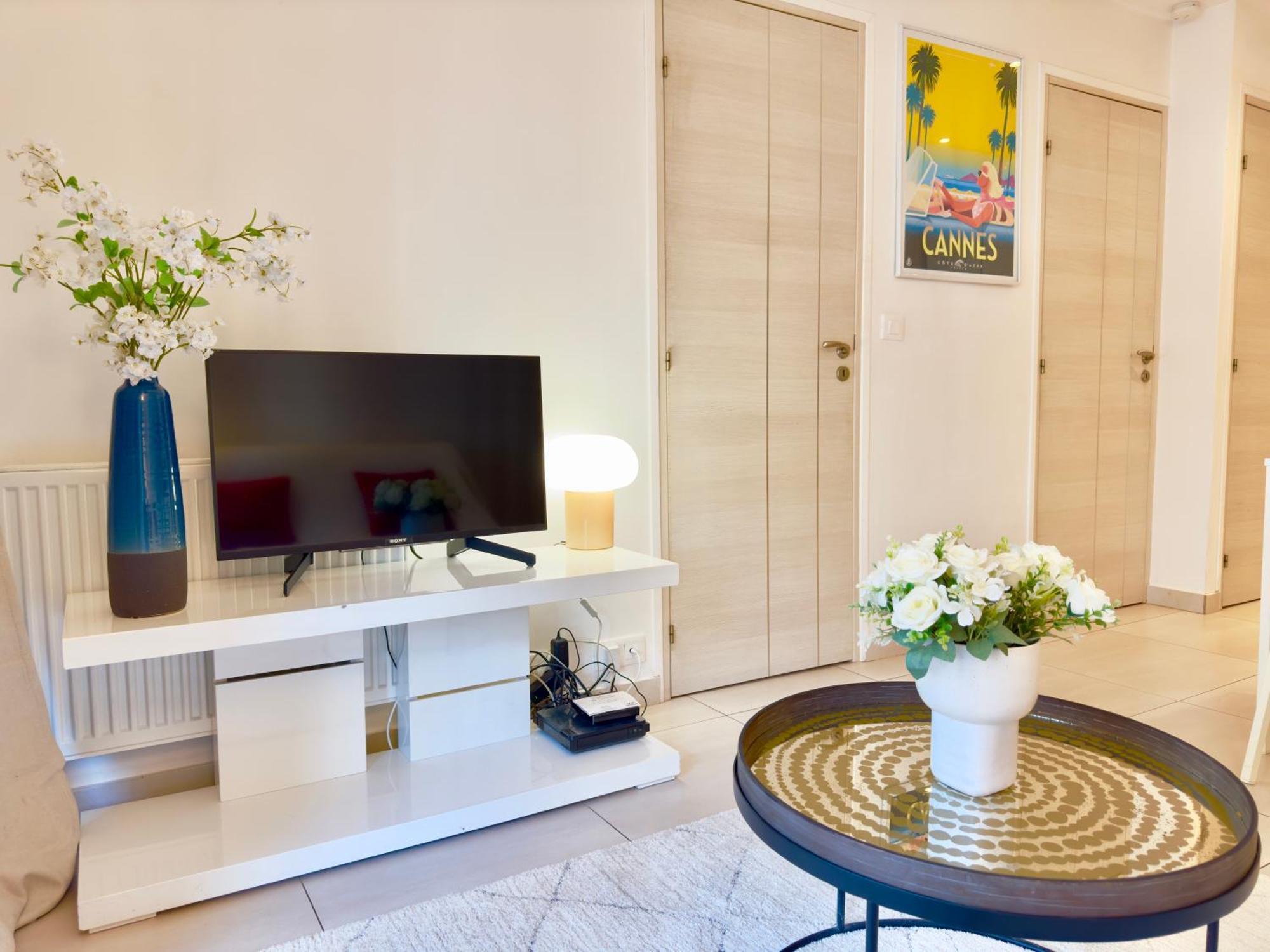 Superbe Appartement Avec Terrasse 1Mn Des Plages De La Croisette Cannes Dış mekan fotoğraf